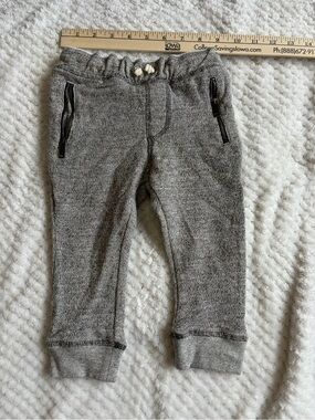 Zara Kids Gray Knit Jogger Pants